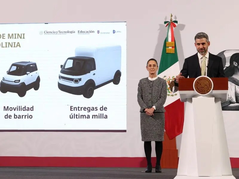 Olinia el Auto eléctrico mexicano listo para el Mundial de Futbol&nbsp;2026