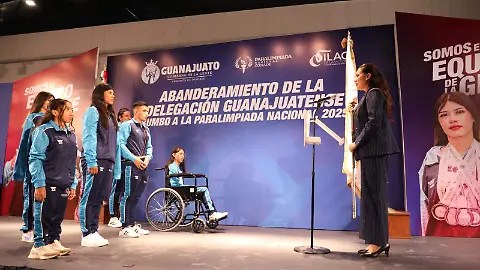 ABANDERA GOBERNADORA A PARADEPORTISTAS PARA LA PARAOLIMPÍADA CONADE&nbsp;2025