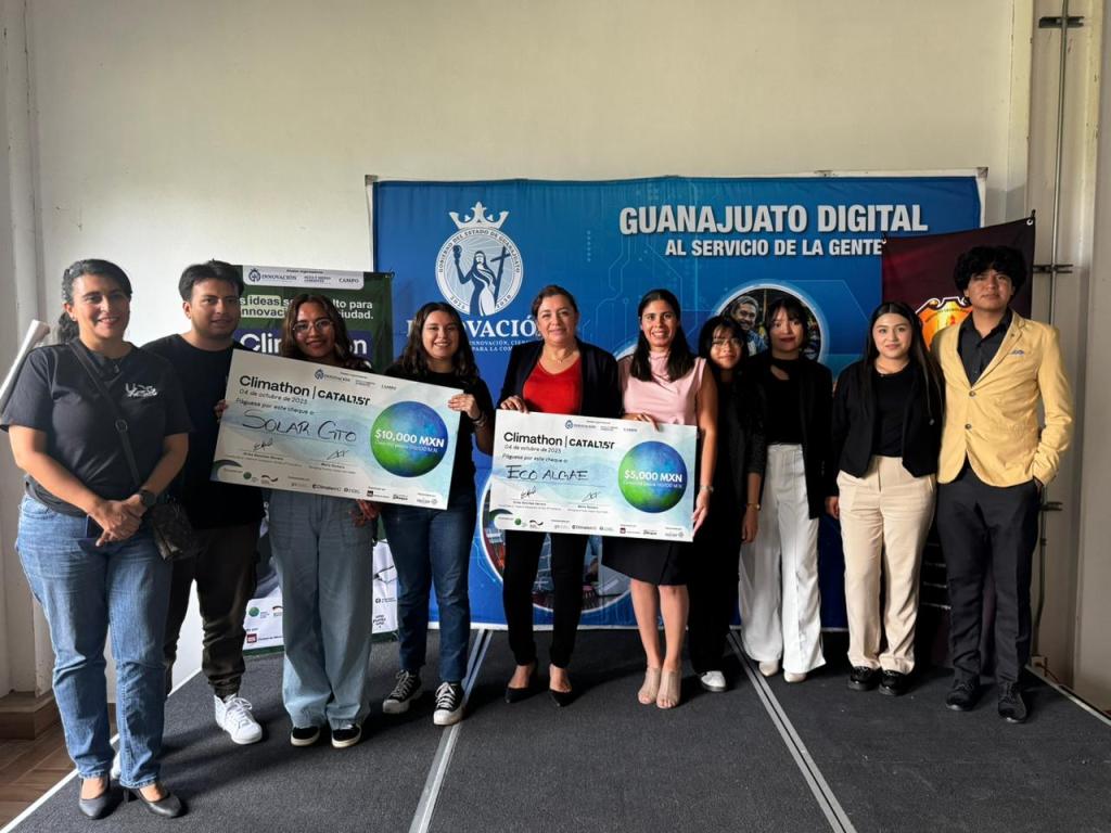 PREMIAN A GANADORES DE CLIMATHÓN GUANAJUATO&nbsp;2025